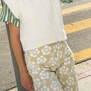 Cream/ Tan Holiday by Emma Mulholland “vacation” Jeans size 28